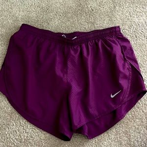 Nike Dri-Fit Purple Athletic Small Shorts